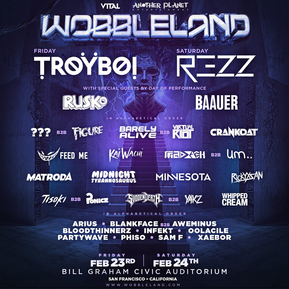 Wobbleland 2018 Drops Phase 2 Lineup With Troyboi, Baauer, And More