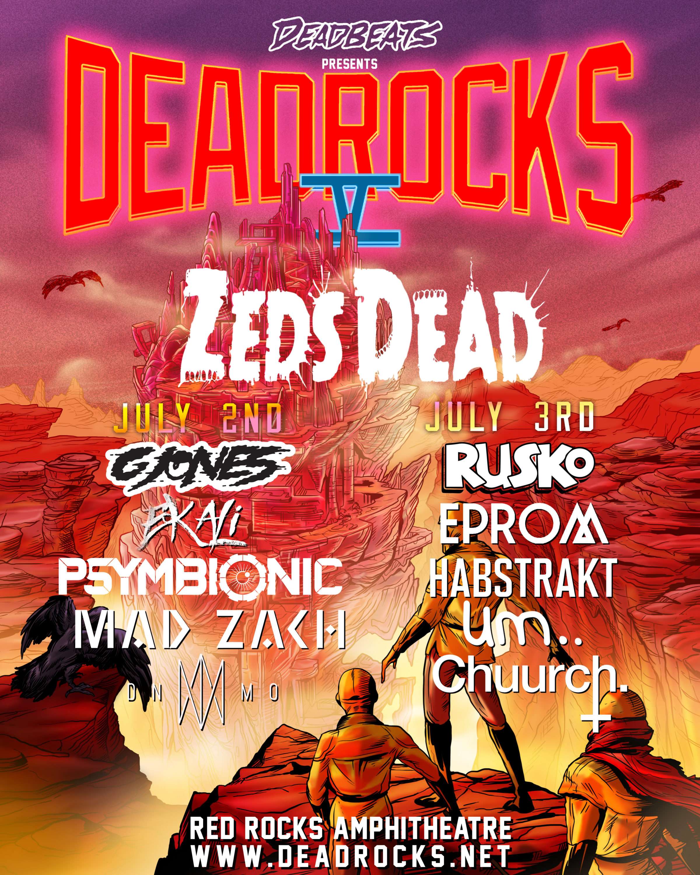 Zeds Dead Reveals Complete Deadrocks Lineup With Two Days Of Insane Bass