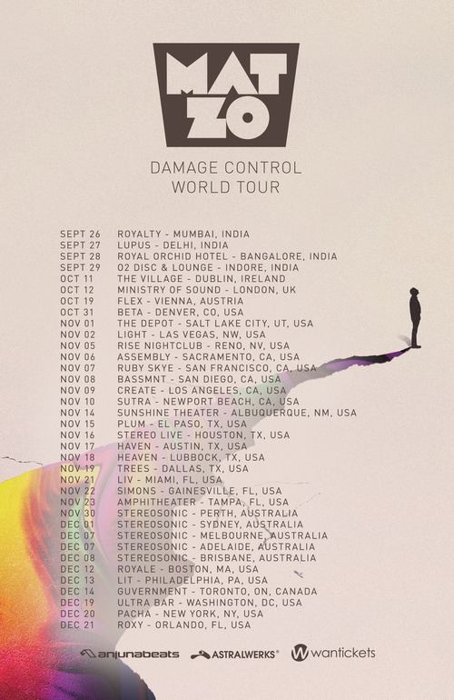 Mat Zo Announces World Tour and Tracklist for Damage