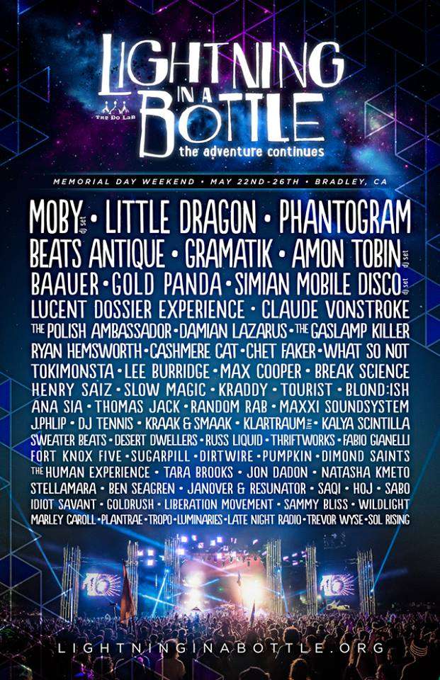 Lightning In A Bottle Lineup Released! Your EDM
