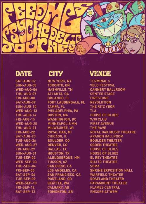 feed me dates psychedelic journey tour