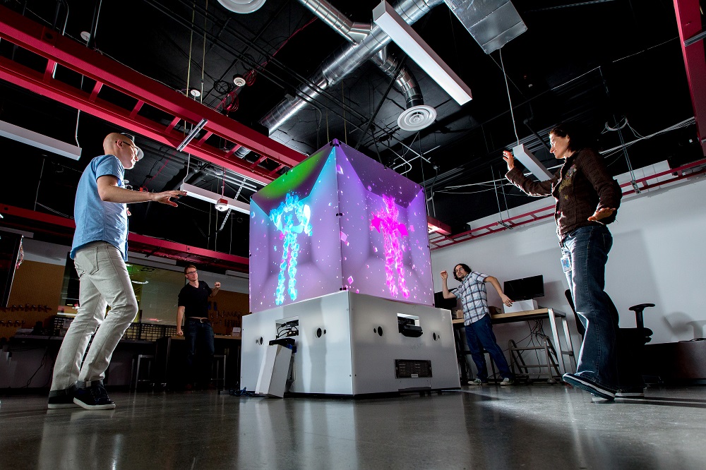 Cube project in the Garage at the Microsoft, Redmond campus