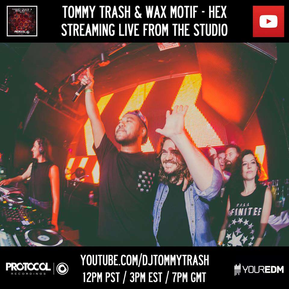 Tommy Trash & Wax Motif Streaming Live From The Studio