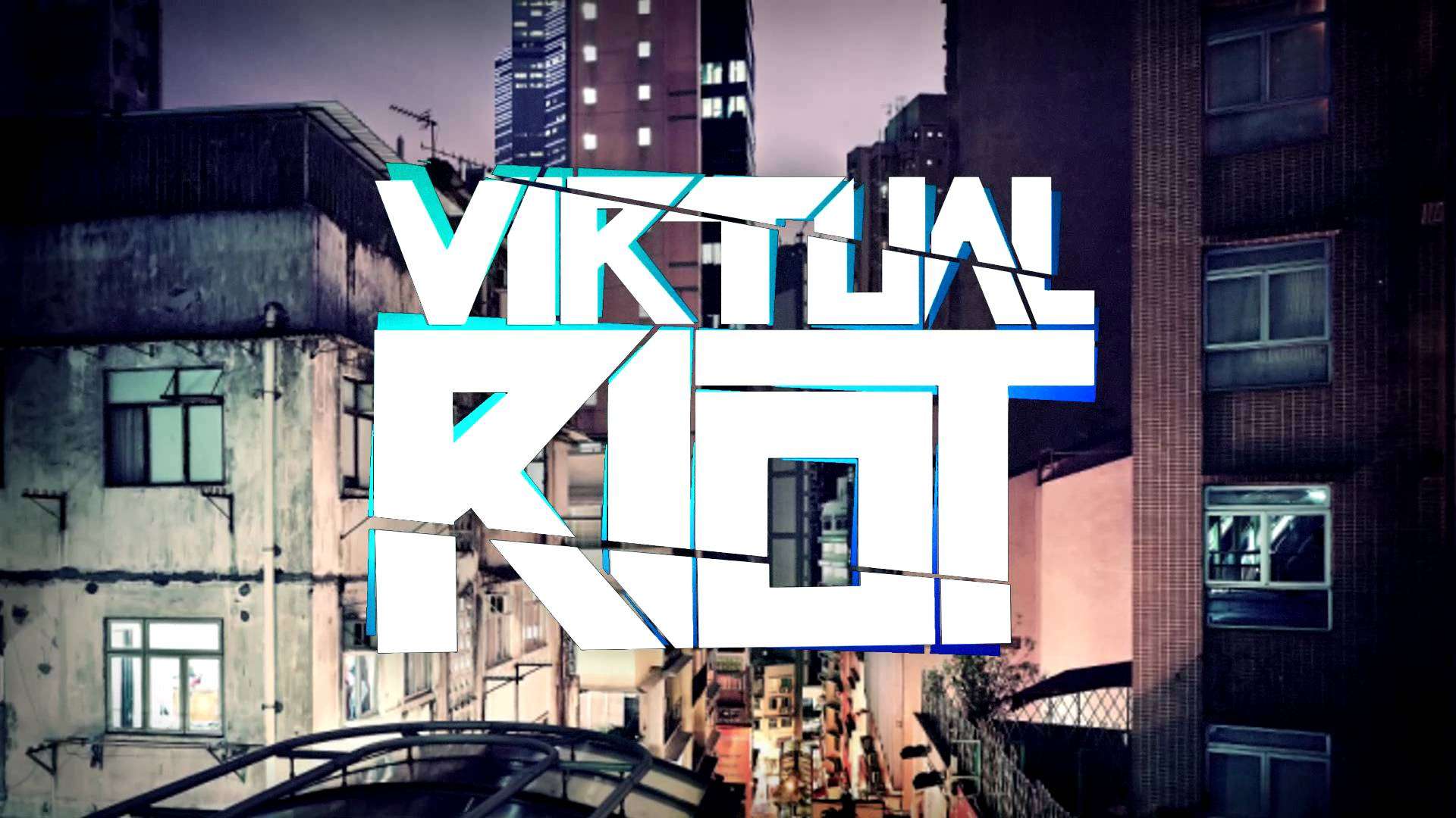 Virtual Riot (Cityscape Wallpaper