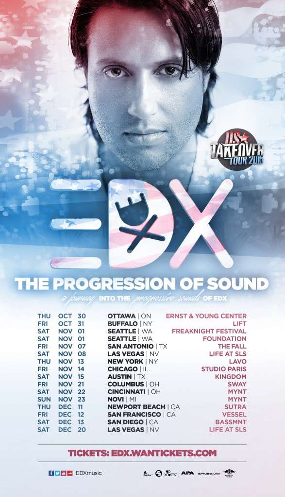 EDX The Progression Of Sound Tour - Your EDM
