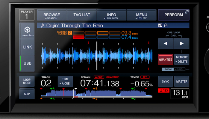 Pioneer_XDJ-1000_display