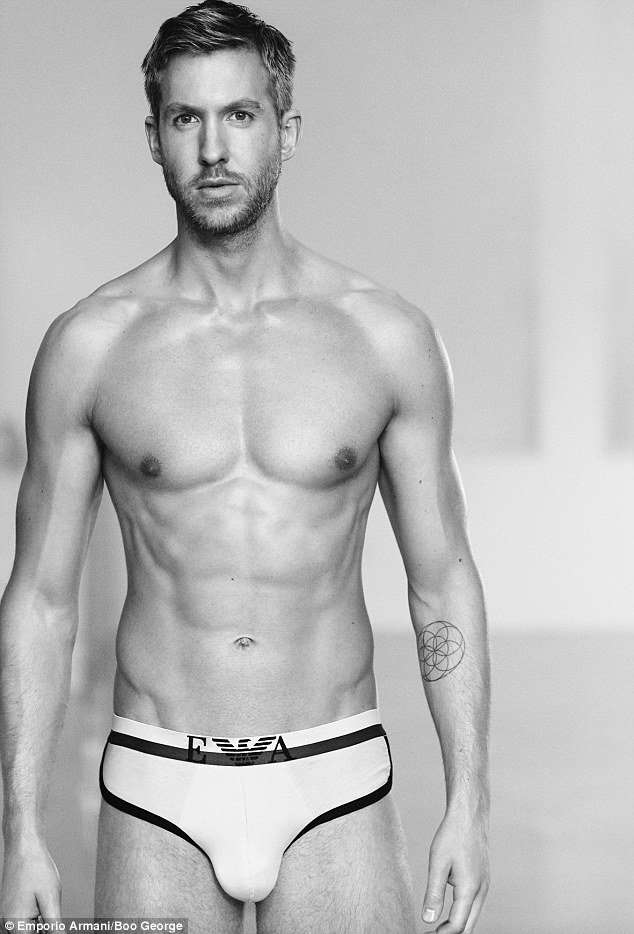 Calvin Harris Bares All For Emporio Armani Underwear Shoot