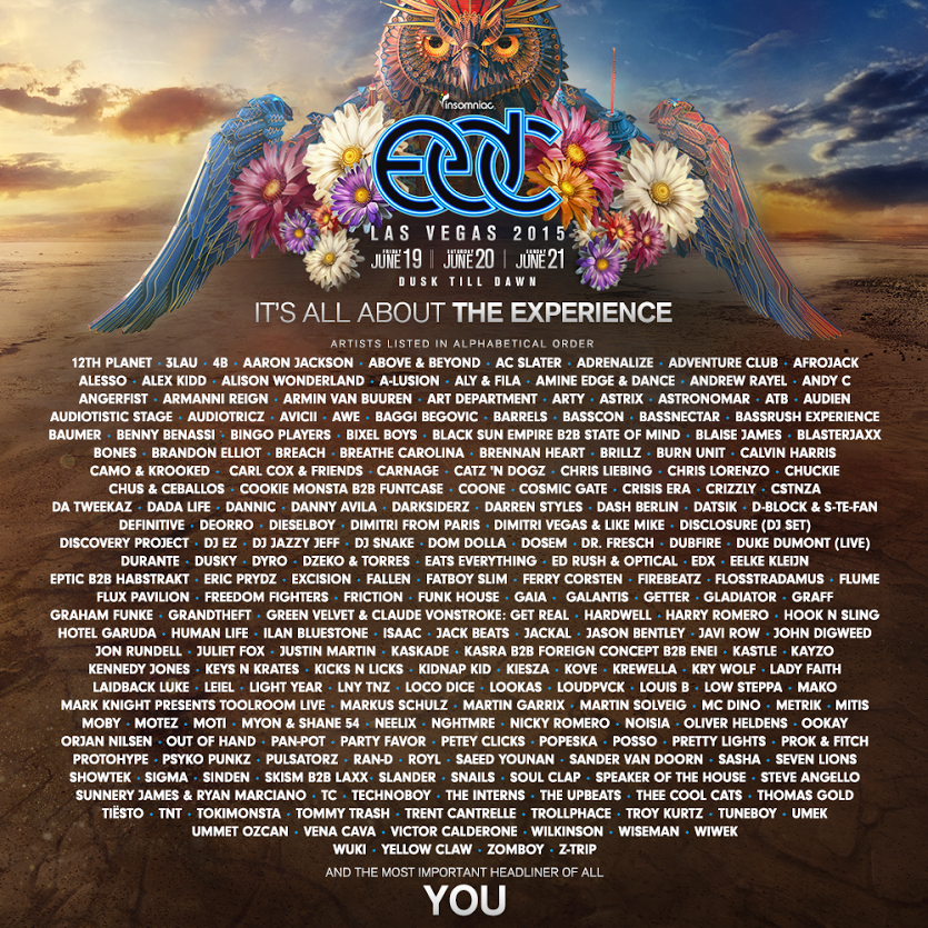 edc 2015 final lineup official