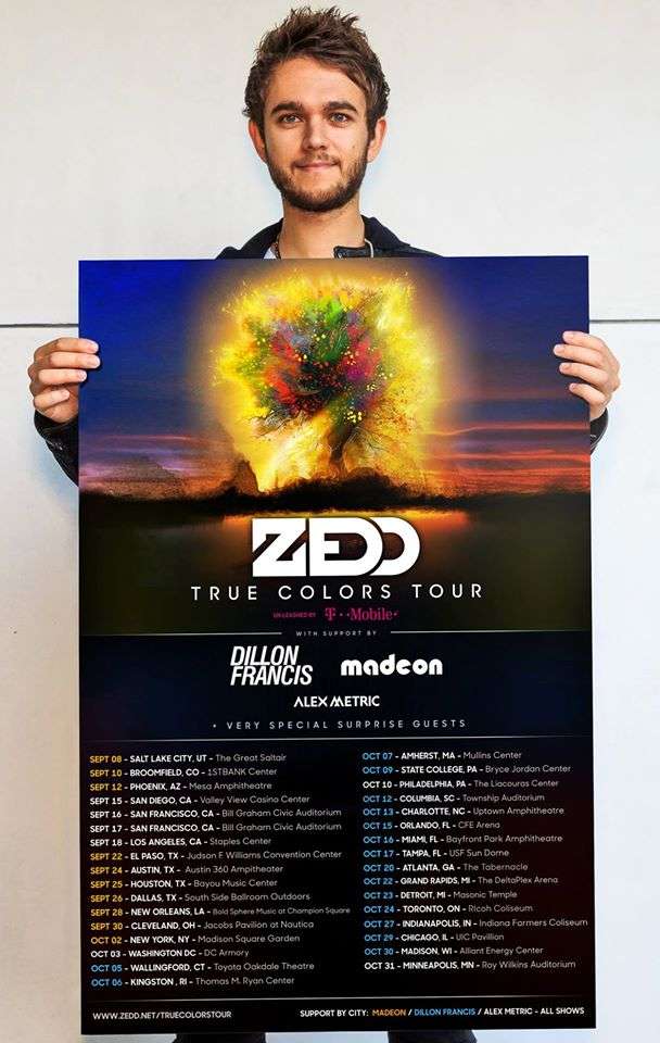 zedd true colors tour
