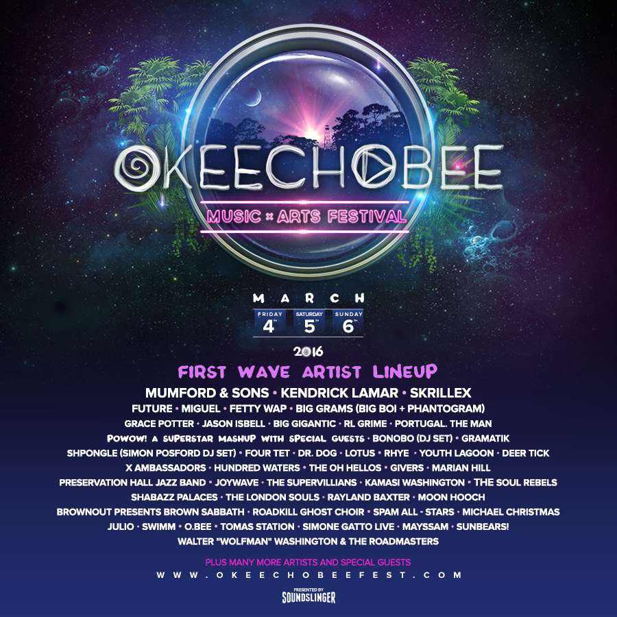 Okeechobee Music & Arts Festival - Phase 1 Lineup