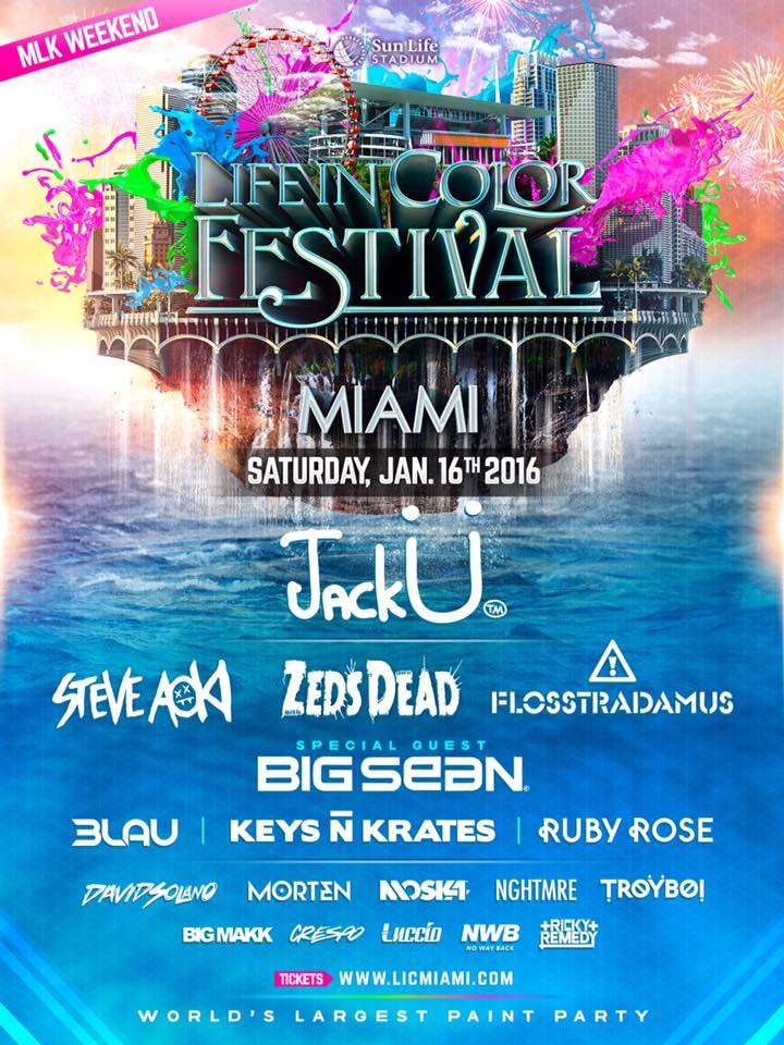 Life In Color - 2016 Lineup