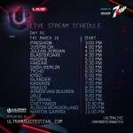 ultra livestream schedule 2016 day 1