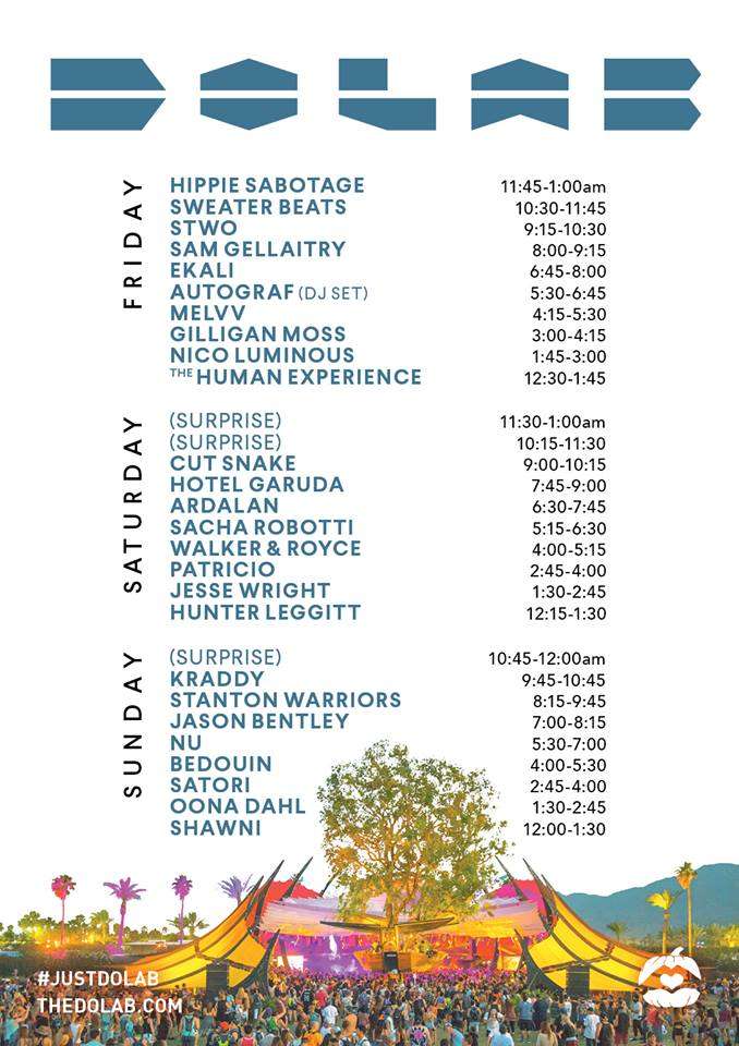 Here Is Your Do Lab Lineup For Weekend 2 Of Coachella!! Your EDM