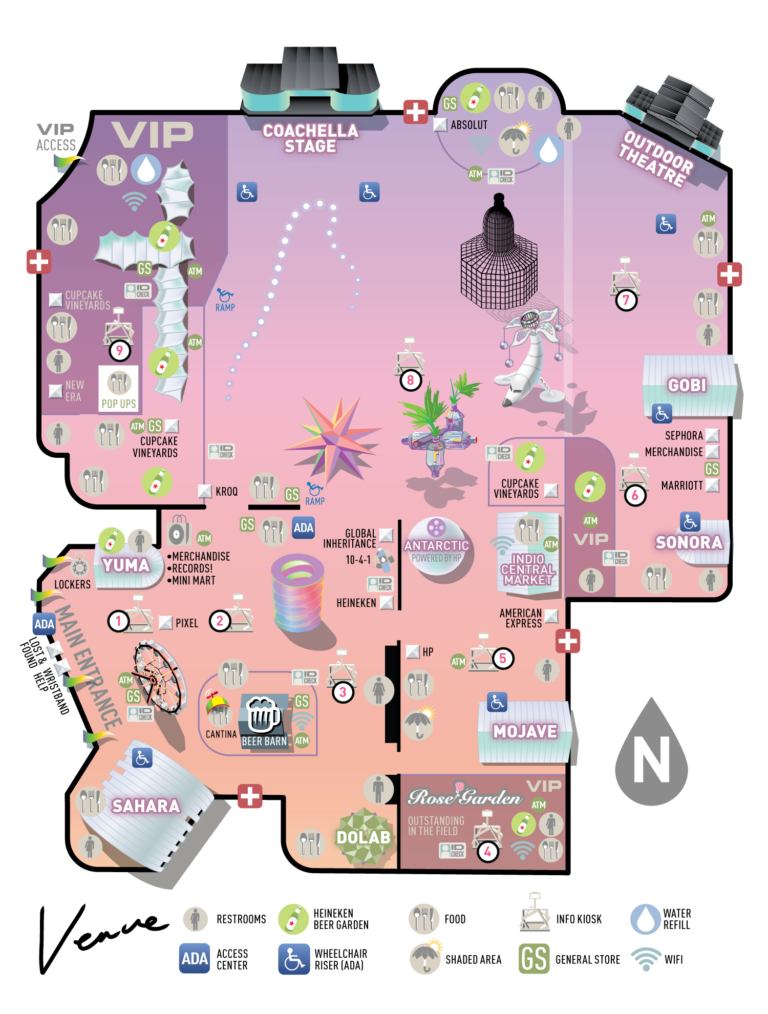 Take a First Look at Coachella's 2018 Map Your EDM