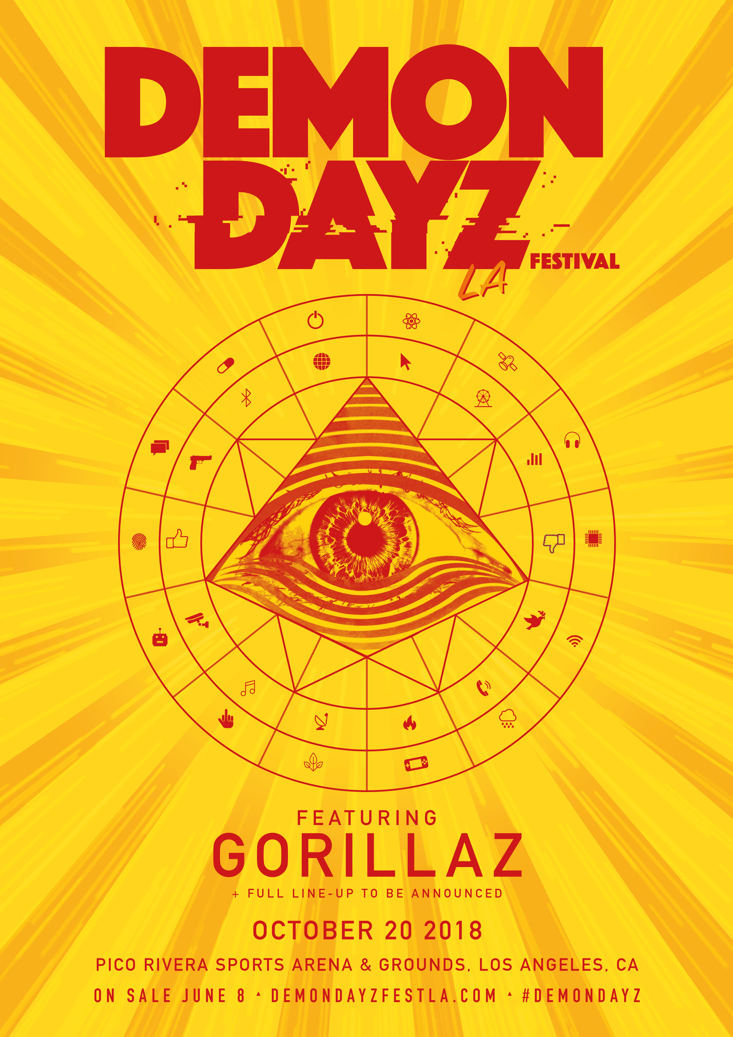 Gorillaz Announce Tour and LA Edition of Demon Dayz Festival Your EDM