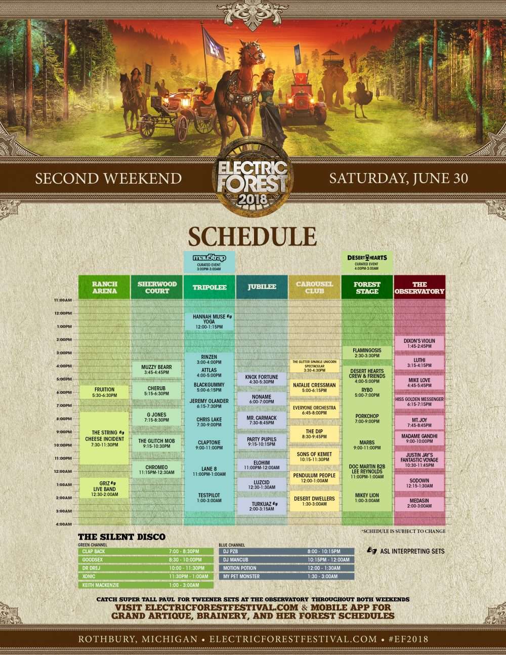 Electric Forest 2018 Weekend 2