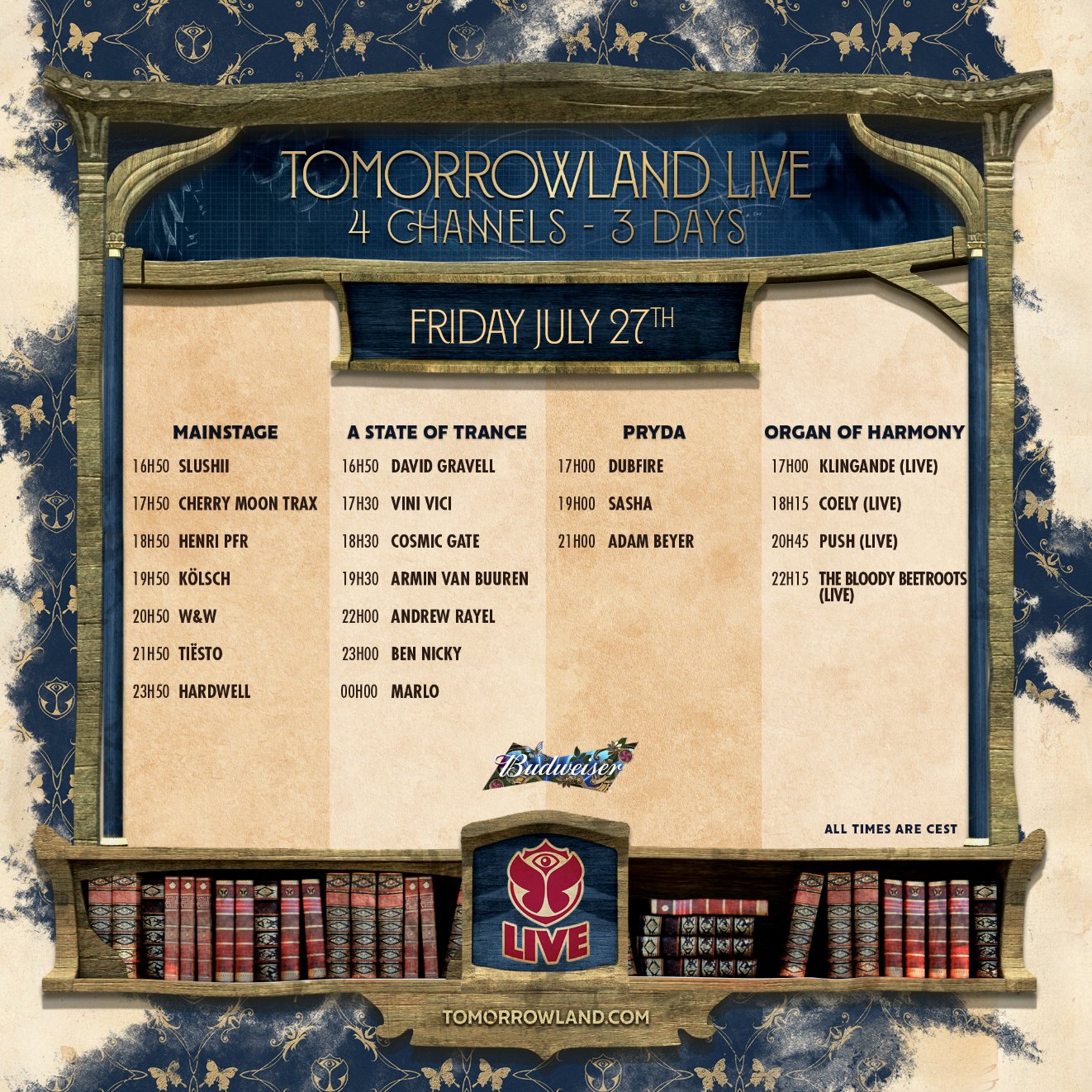 WATCH LIVE: Hardwell, Tiësto, Armin van Buuren &amp; More At Tomorrowland 2018 STREAM]