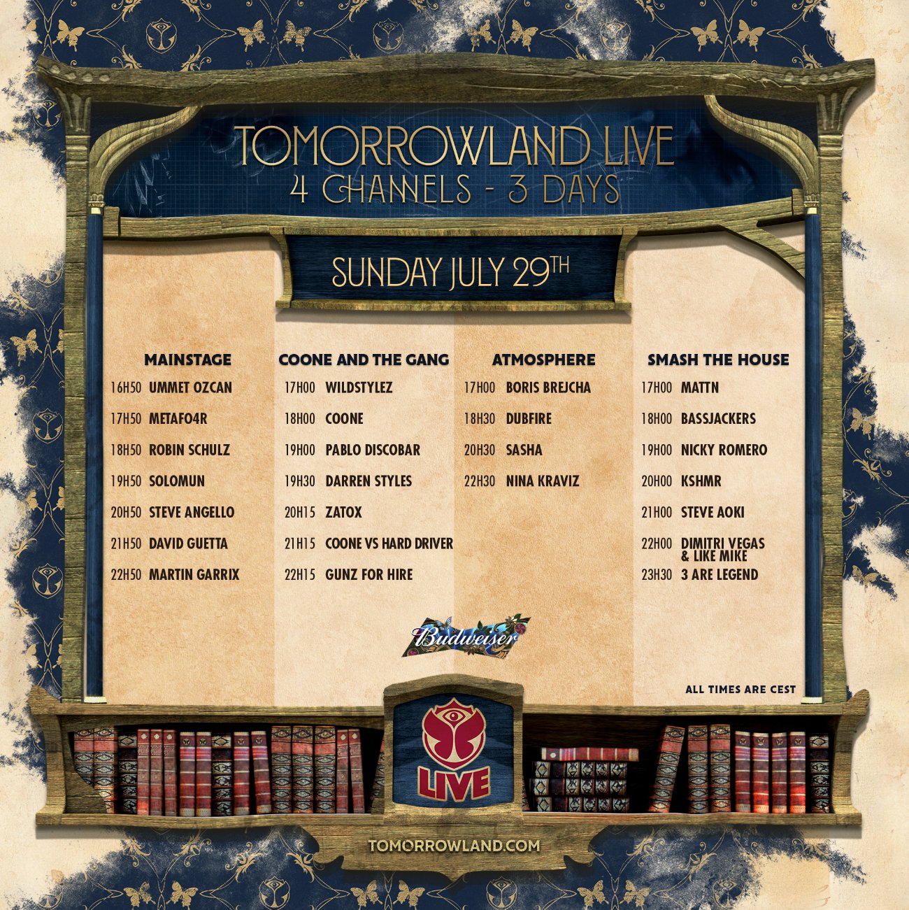 Tomorrowland live stream, weekend 2, day 3 