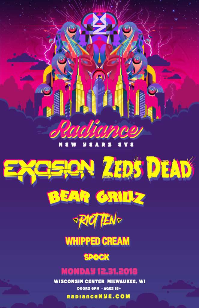 Win Tickets to Radiance NYE with Excision, Zeds Dead, and More!