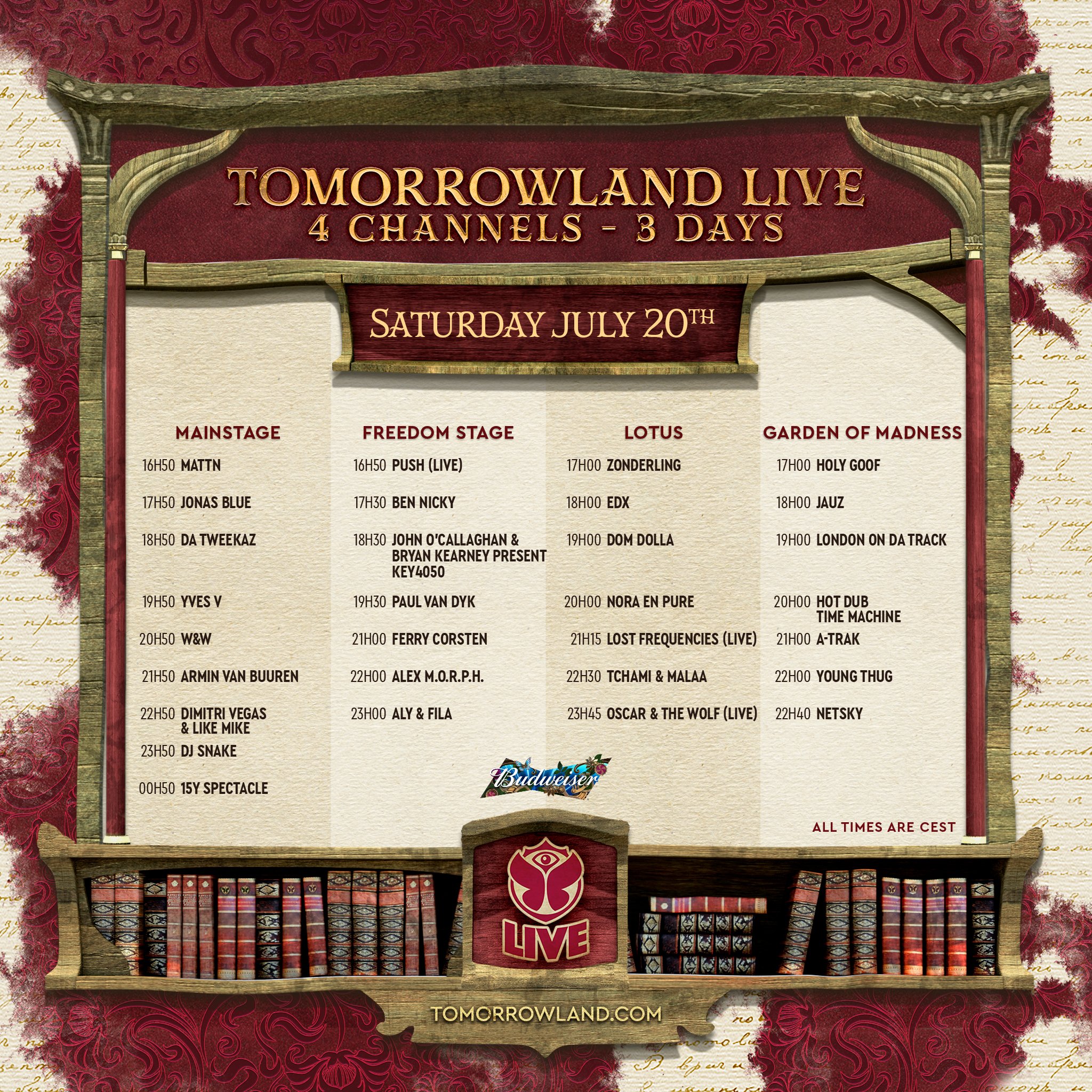 WATCH THE 2019 TOMORROWLAND LIVE STREAM [DAY 2] Your EDM