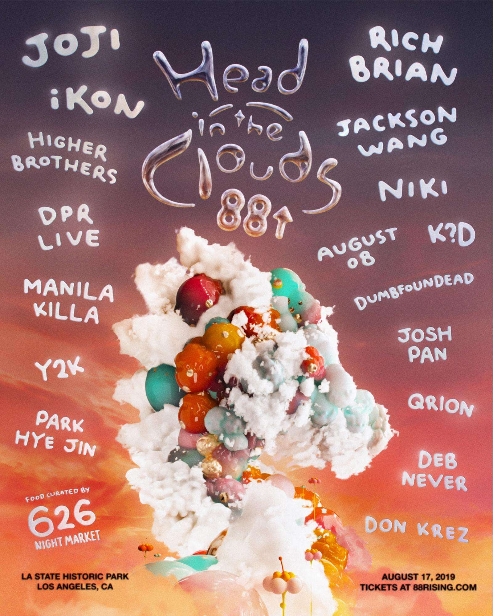 88rising 'Head In The Clouds' Festival Announces Full Lineup & AllNew