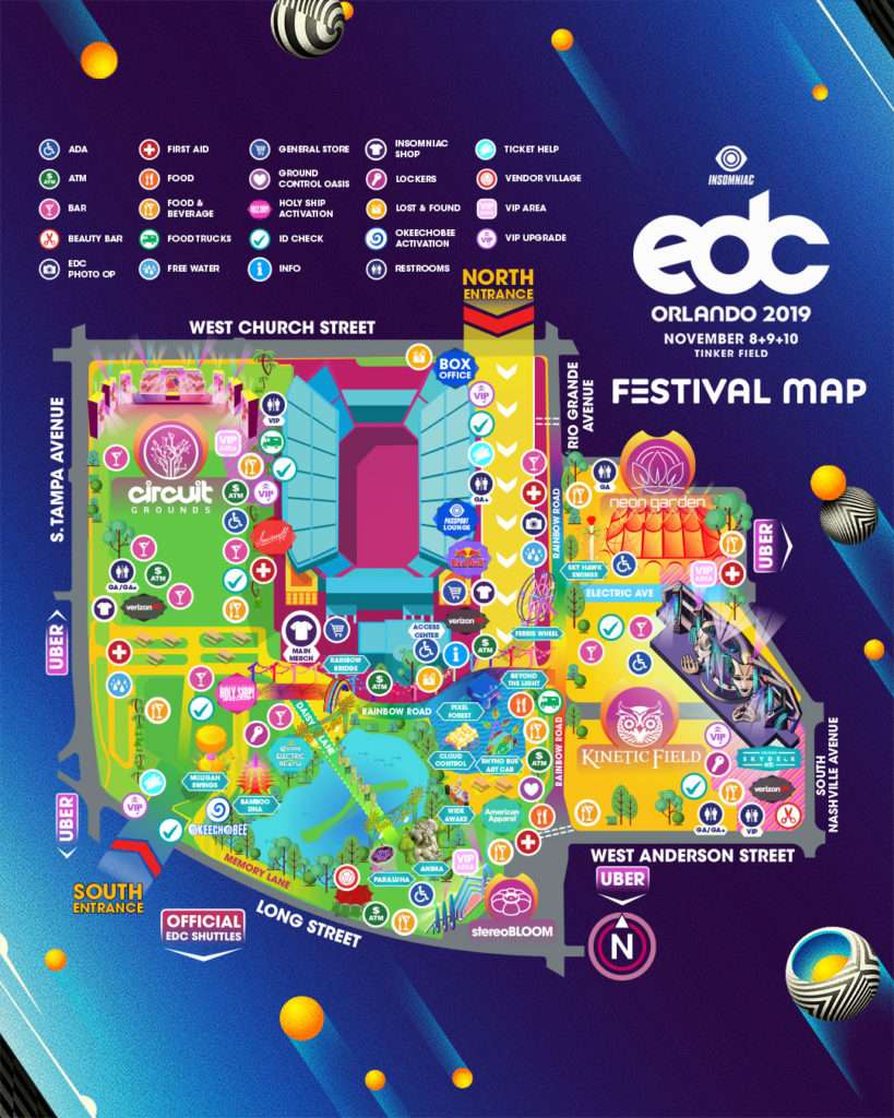 EDC Orlando Reveals Schedule and Map for Expanded 2019 Festival | Your EDM