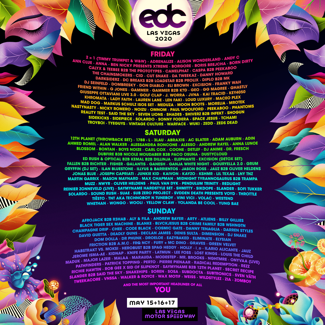 The lineup for EDC Las Vegas is here!