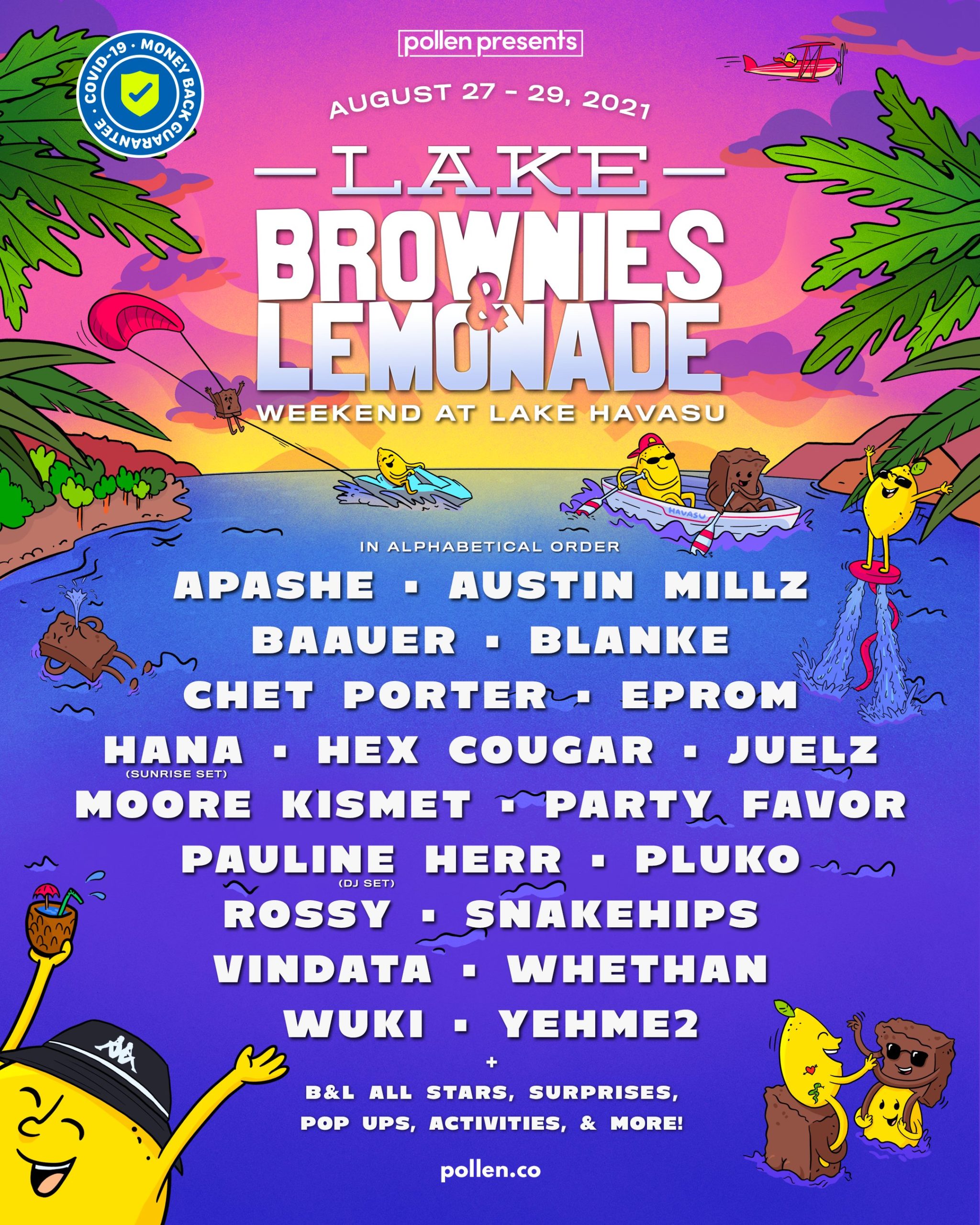 Brownies & Lemonade is Taking Over Lake Havasu This Summer [LINEUP