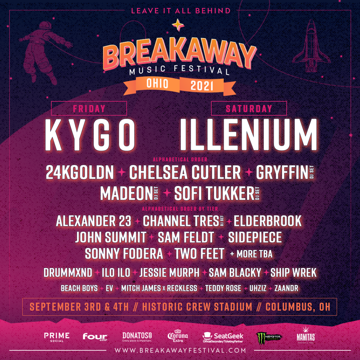 Le Breakaway Music Festival s'empare du Michigan, de l'Ohio et de la