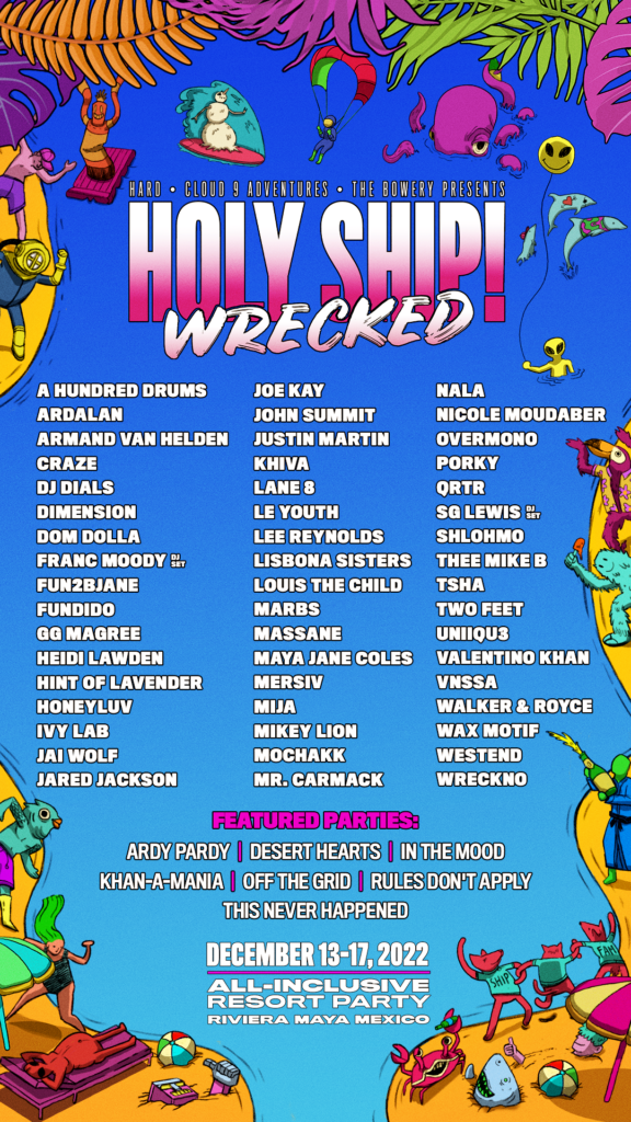 holy ship 2022 lineup