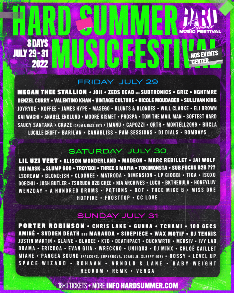 Official 2022 lineup… : r/EDM