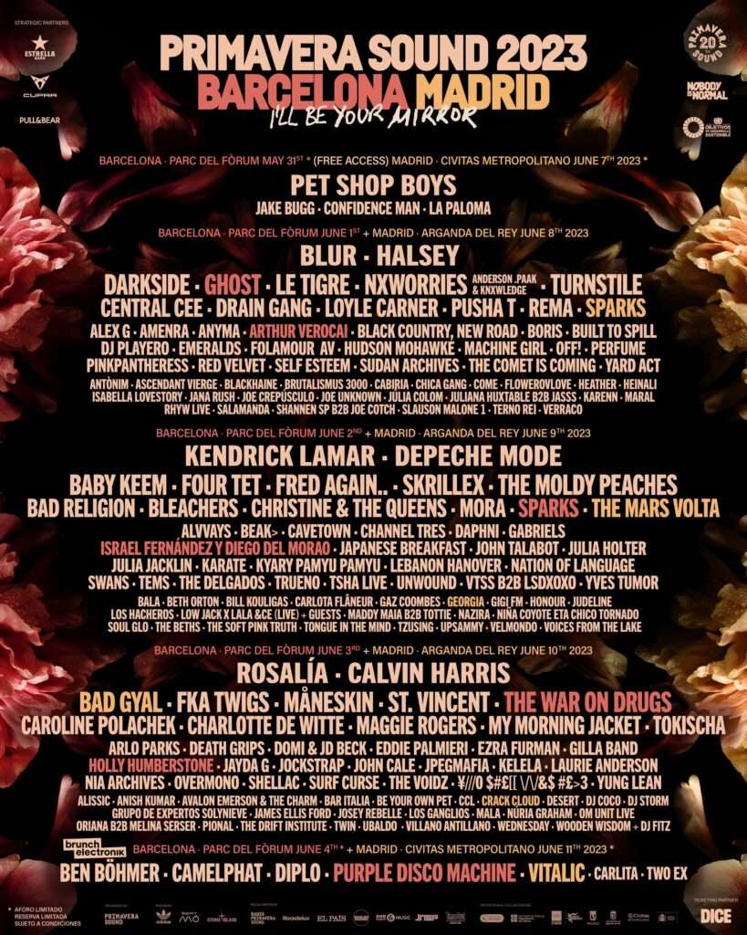 Primavera Sound mengumumkan Skrillex, Halsey, Kendrick Lamar, Calvin Harris, Fred lagi.. dan lebih banyak lagi untuk festival 2023