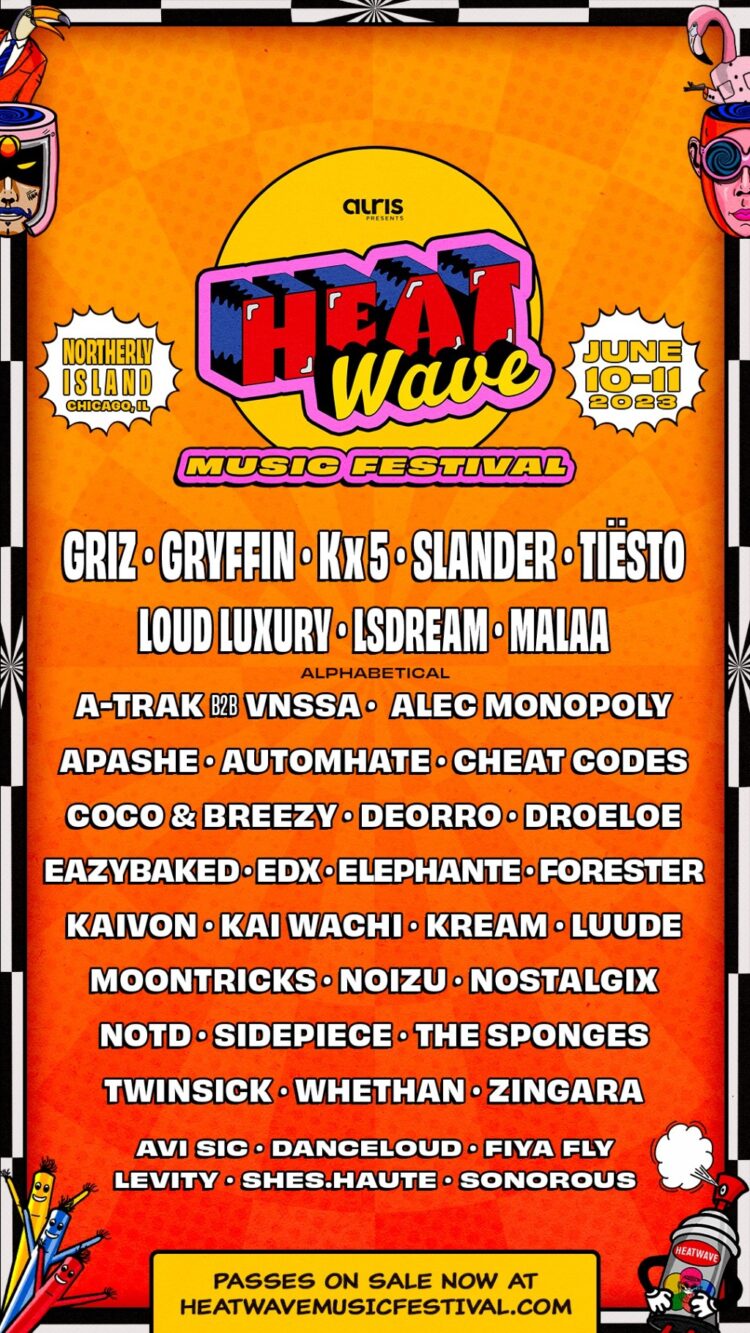 Heatwave Music Festival Announces 2023 Lineup featuring Tiësto, Kx5